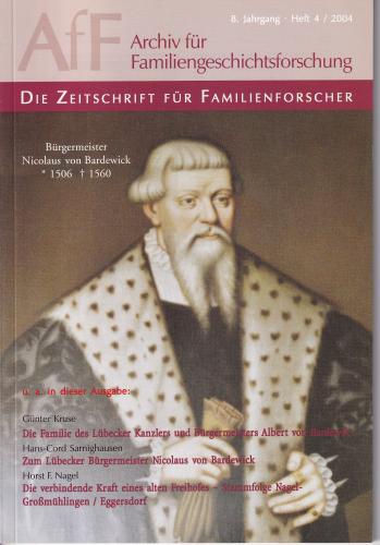 Archiv für Familiengeschichtsforschung - Heft 4 (2004 (8. Jg.)) 
