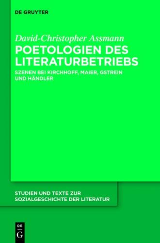 Poetologien des Literaturbetriebs (Ebook - EPUB) 