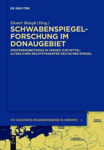 Schwabenspiegel-Forschung im Donaugebiet (Ebook - EPUB) 