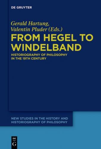 From Hegel to Windelband (Ebook - EPUB) 