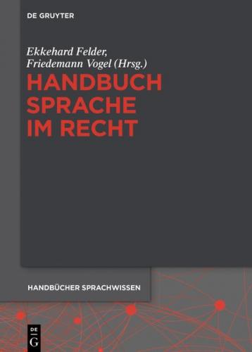 Handbuch Sprache im Recht (Ebook - EPUB) 