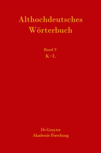 Althochdeutsches Wörterbuch / K-L (Ebook - pdf) 
