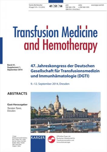 Deutsche Gesellschaft für Transfusionsmedizin und Immunhämatologie (DGTI) 