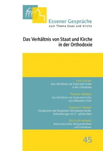 Essener Gespräche zum Thema Staat und Kirche / Das Verhältnis von Staat und Kirche in der Orthodoxie (Ebook - pdf) 