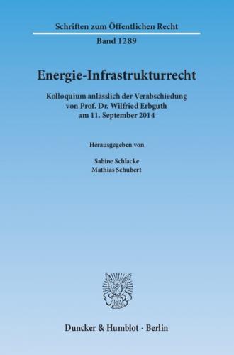 Energie-Infrastrukturrecht. 