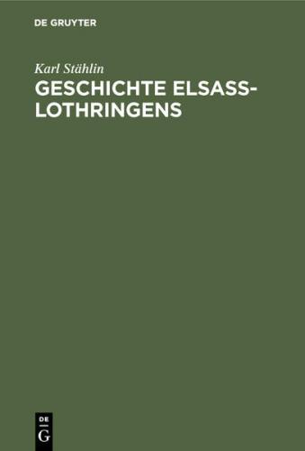 Geschichte Elsaß-Lothringens 
