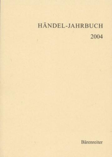 Händel-Jahrbuch / Händel-Jahrbuch 