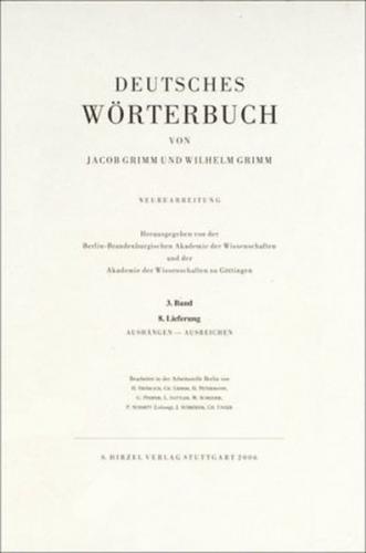 Grimm, Dt. Wörterbuch Neubearbeitung 