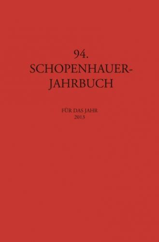 Schopenhauer Jahrbuch 
