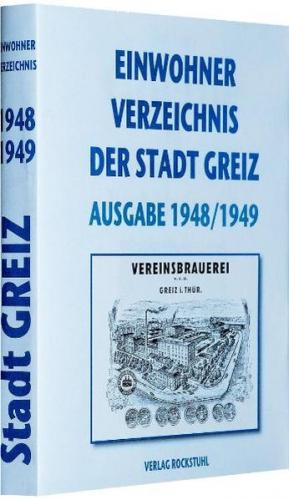 Einwohnerbuch der Stadt Greiz 1948/49 