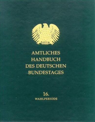Amtliches Handbuch des Deutschen Bundestages 16. Wahlperiode 