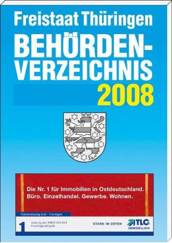 Behördenverzeichnis Freistaat Thüringen 2008 
