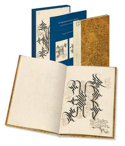 Das Kalligraphiebuch der Maria von Burgund. Ein Kalligraphiebuch mit feinsten Federzeichnungen.  