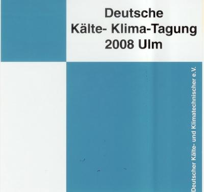 DKV Tagungsbericht / Deutsche Kälte-Klima-Tagung 2008 - Ulm (Audio-Mp3) 