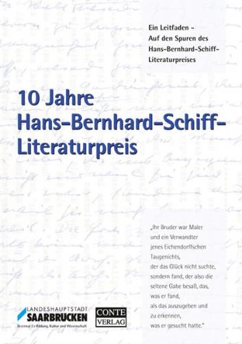 10 Jahre Hans-Bernhard-Schiff-Literaturpreis 