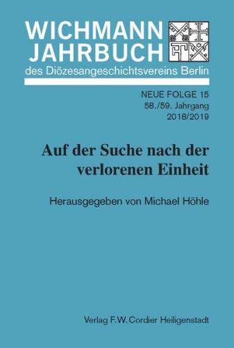 Wichmann-Jahrbuch des Diözesangeschichtsvereins Berlin 