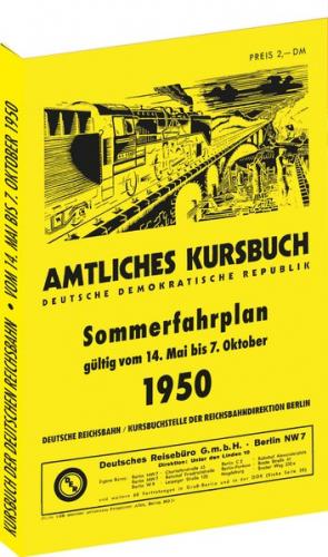 Kursbuch der Deutschen Reichsbahn - Sommerfahrplan 1950 